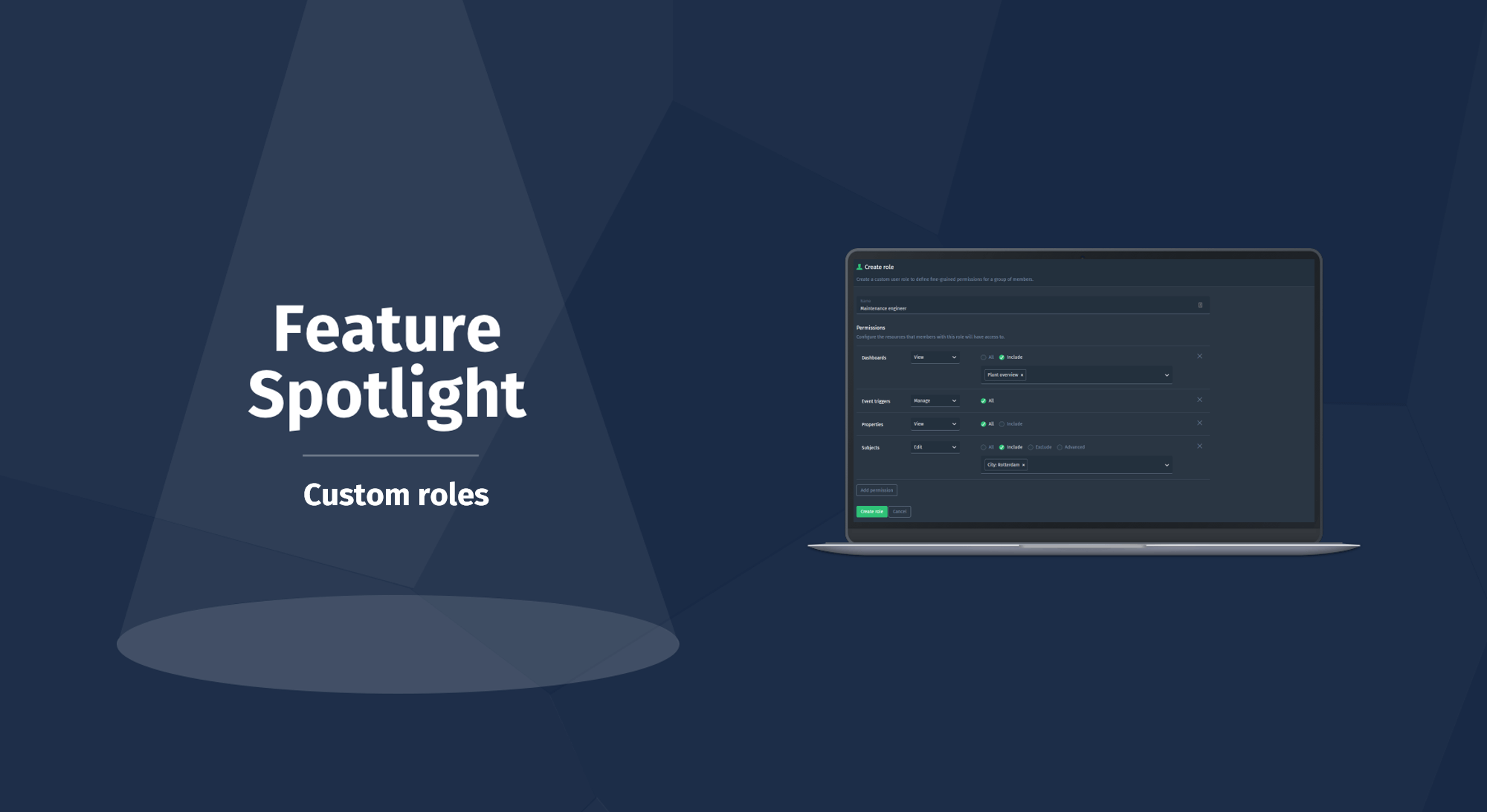 Feature spotlight custom roles