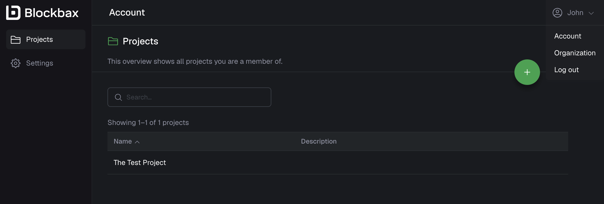 Account settings