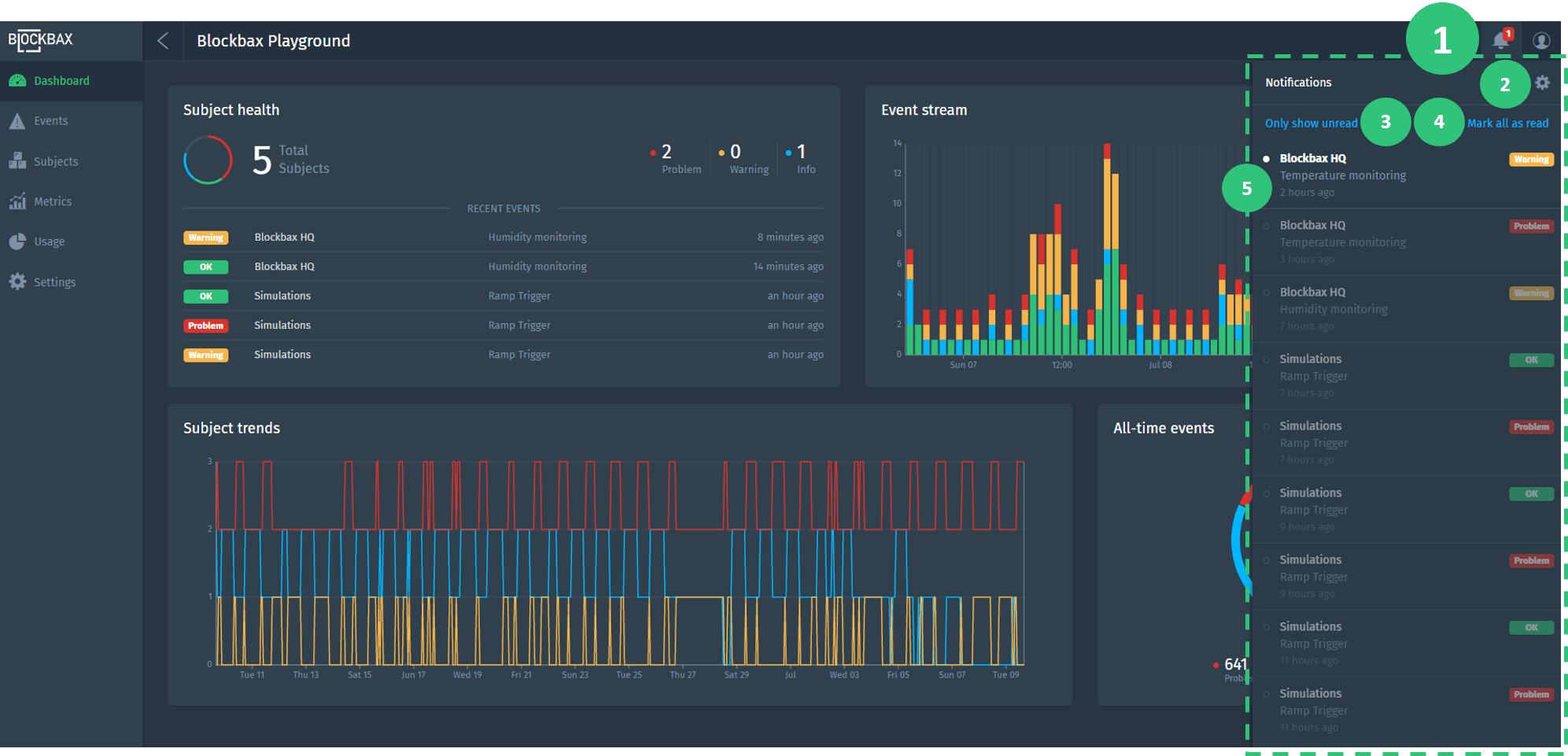 Notification settings