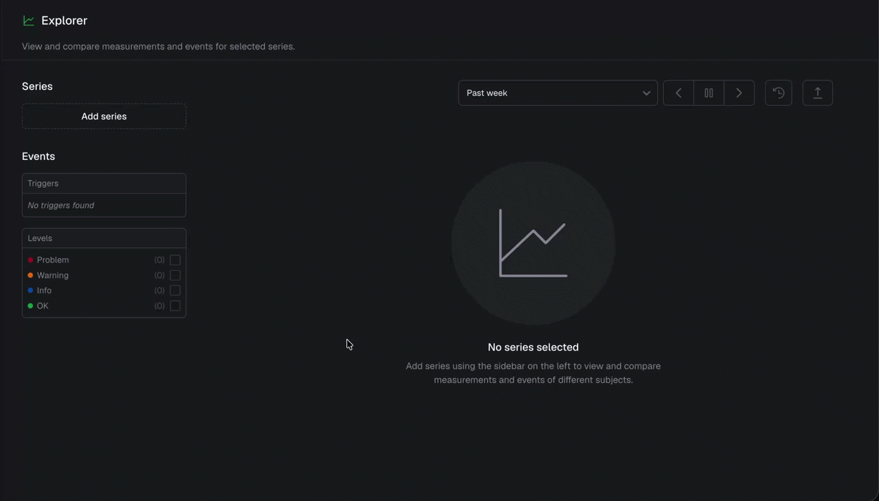 Select multiple series with aggregation