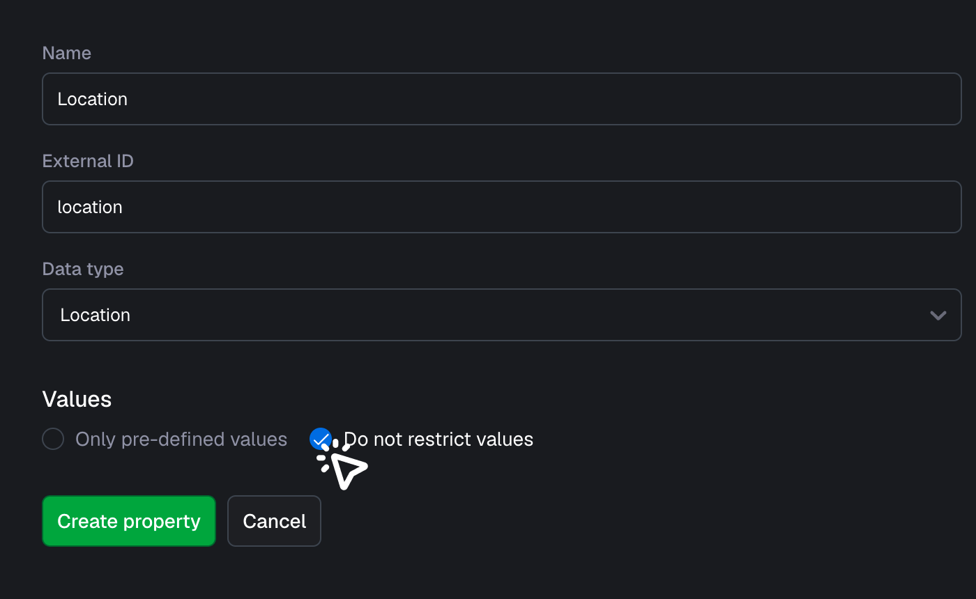 Select value