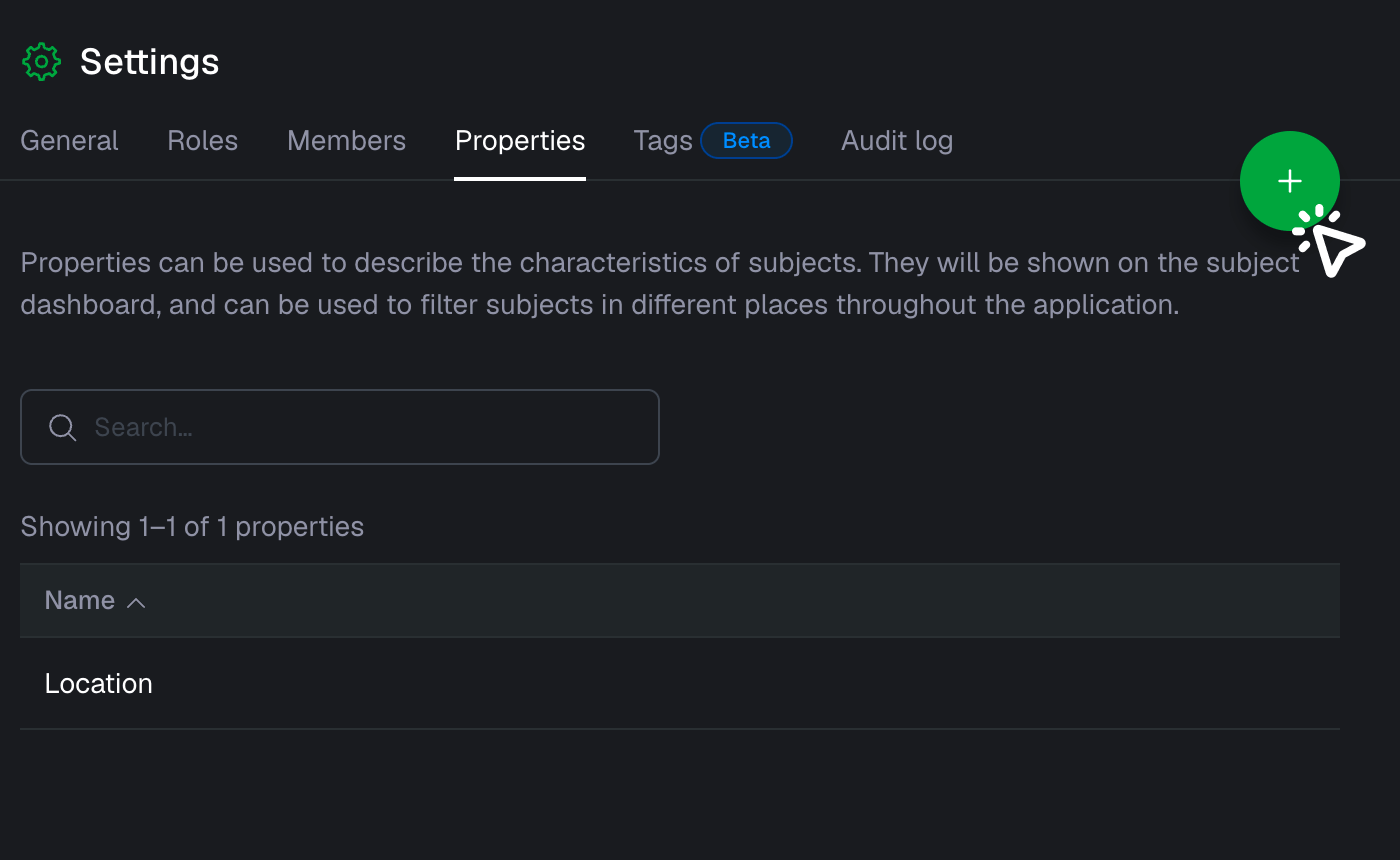 Add a new property