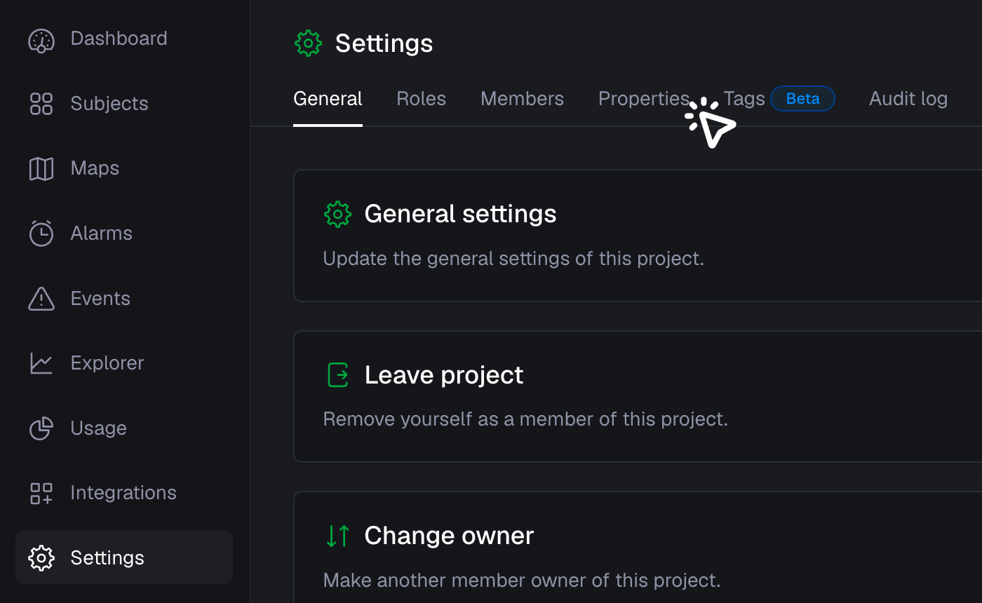 Project Settings