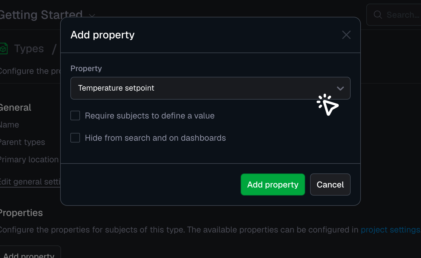 Select property