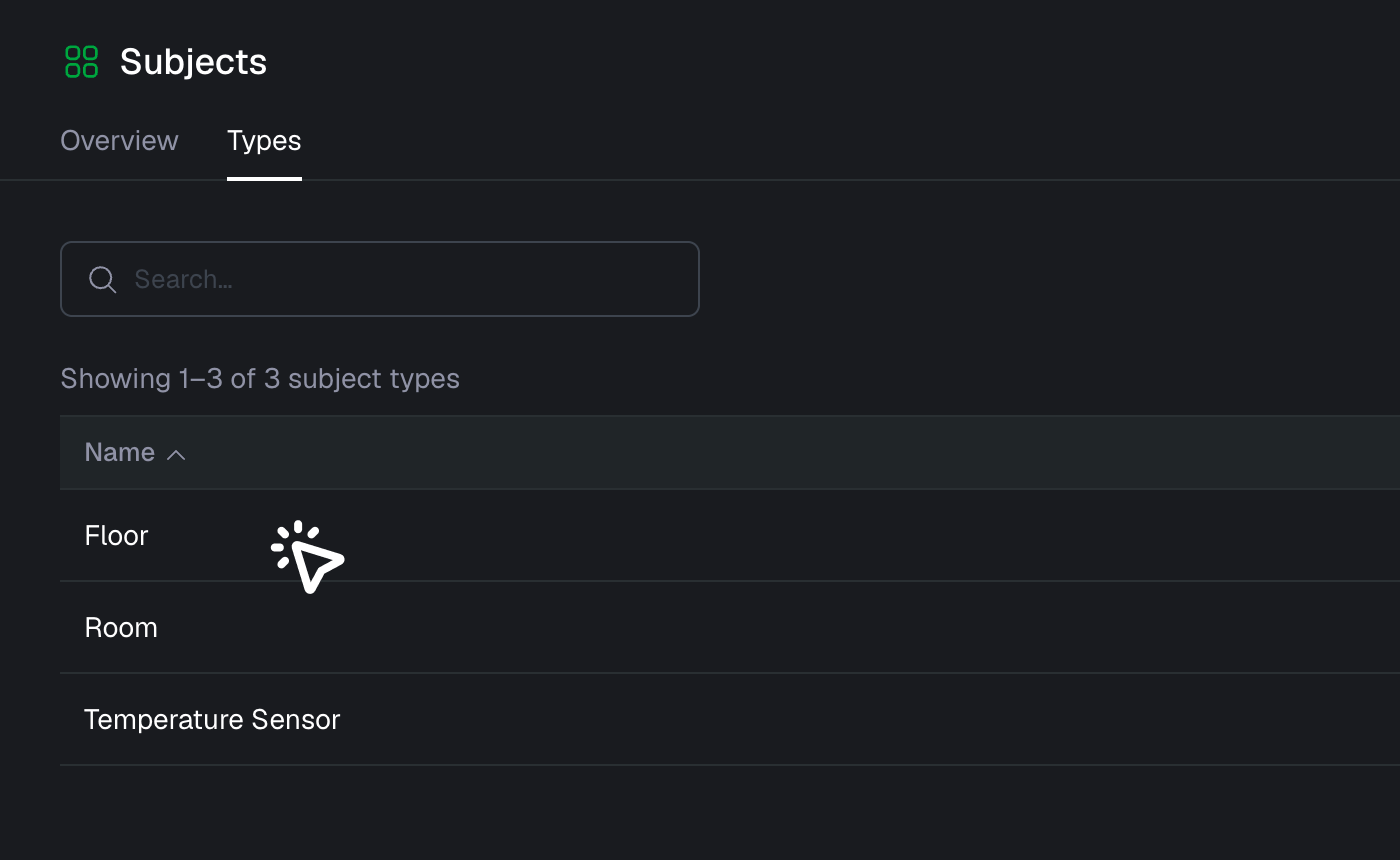 Select type
