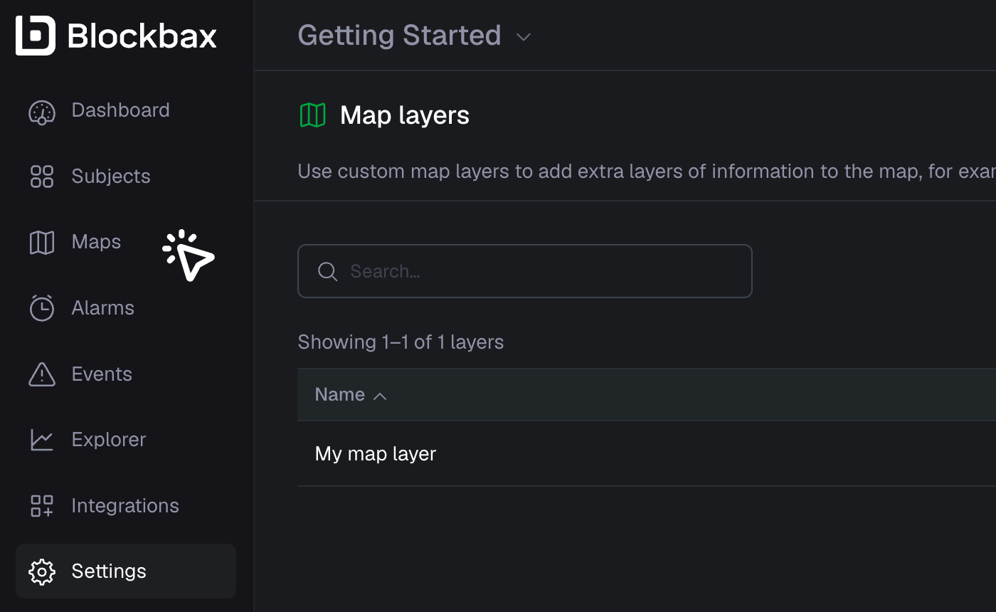 Created Map Layers
