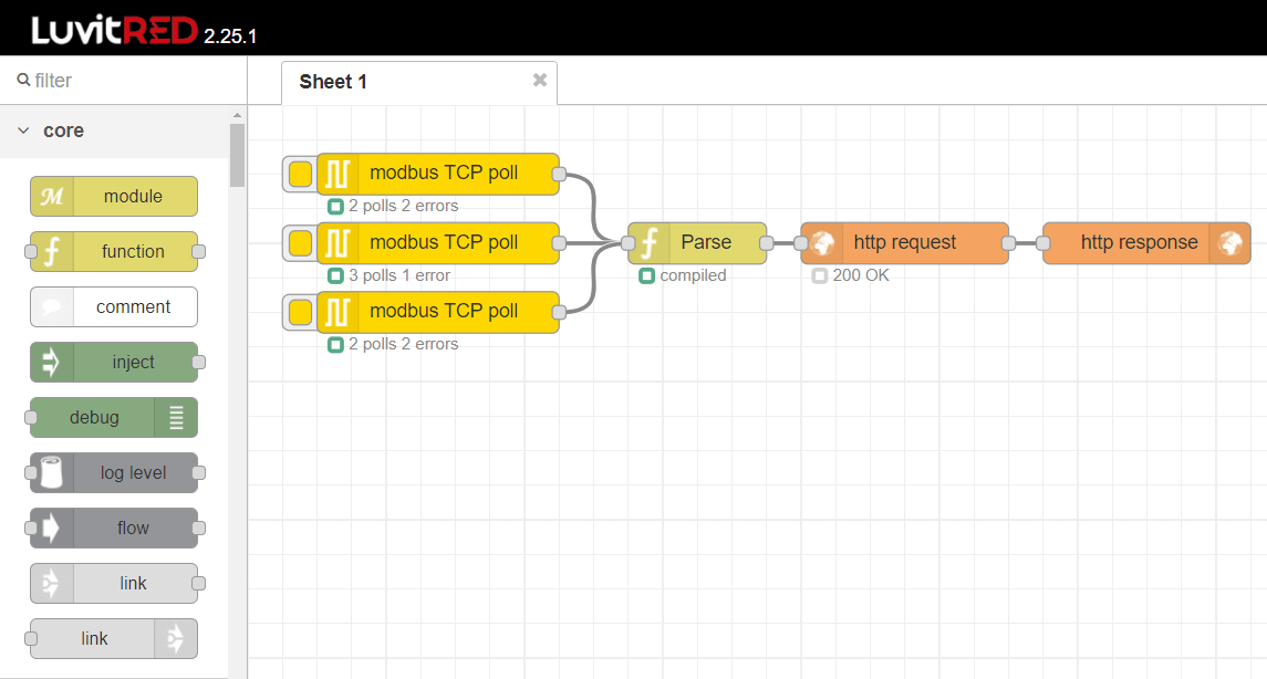 Luvit-RED example flow