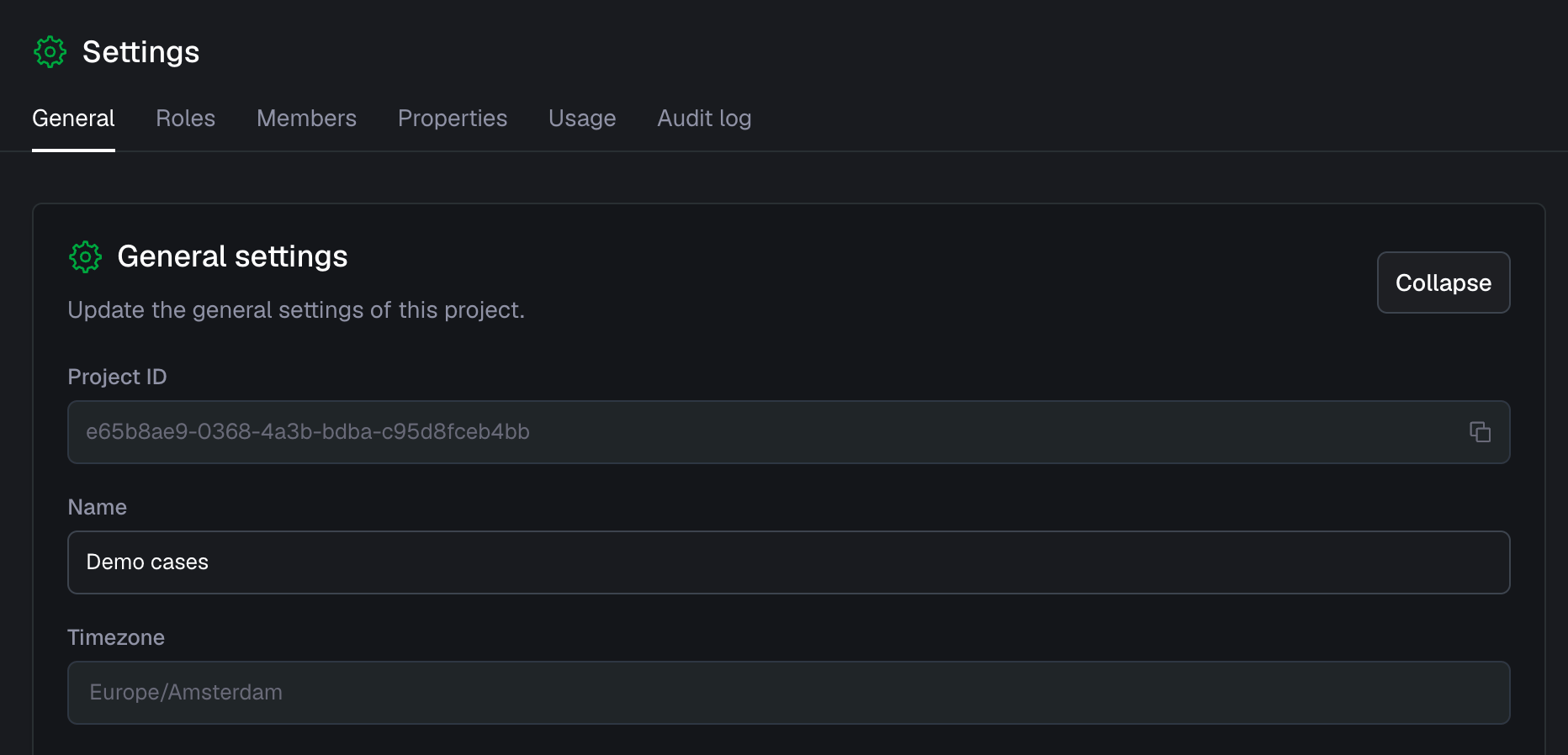 Project ID