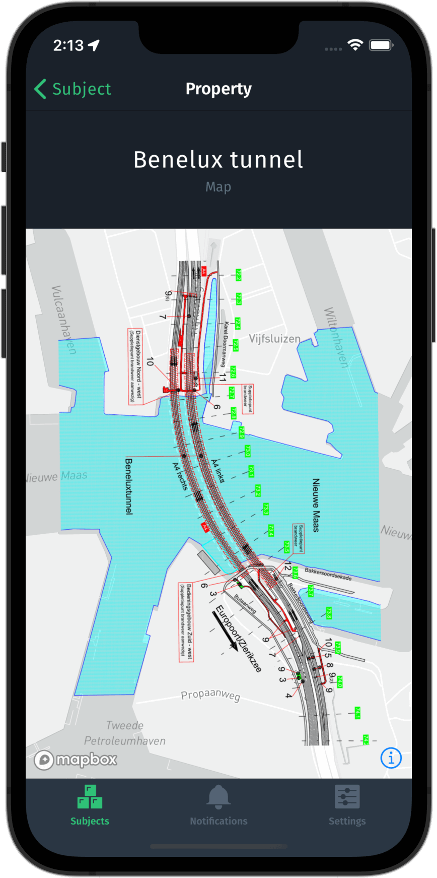 Event detail for mobile