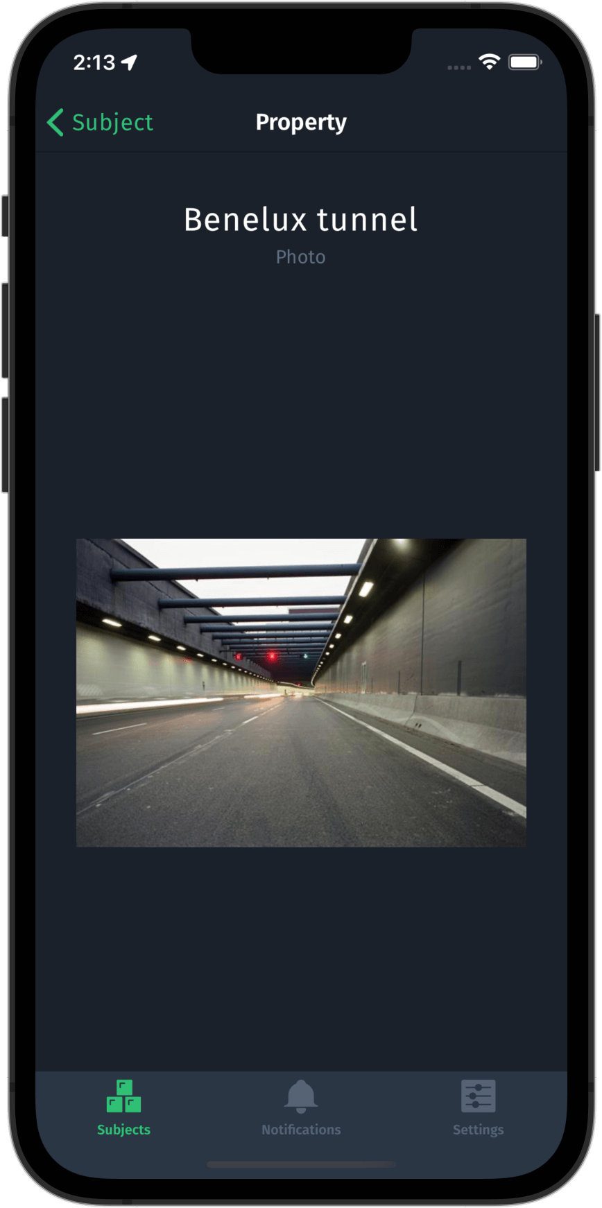 Event detail for mobile