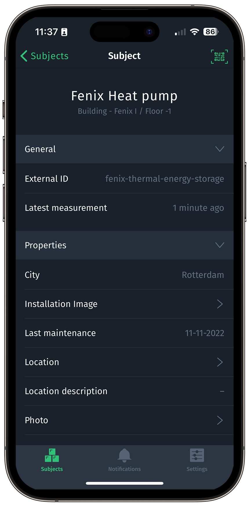 Event detail for mobile