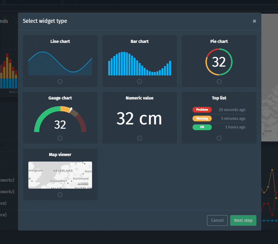 Widget preview example