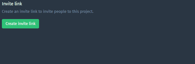 Create an invite link